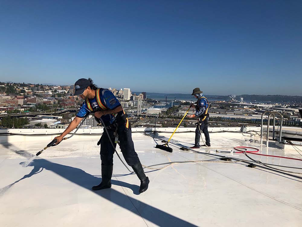 Power Wash Roof