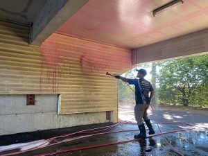 Garage Power Washing