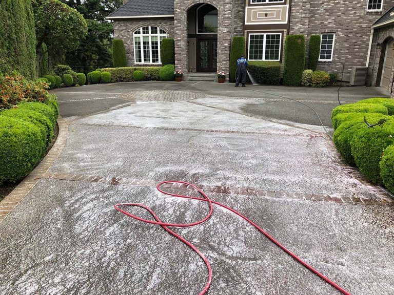 View of Pressure Washing Driveway Cost, Methods & How to Save Money